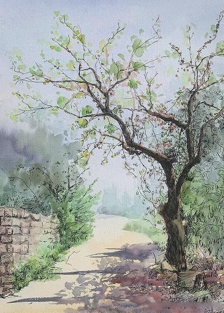 秦皇岛@这一幅水墨丹青表达不尽对秦皇岛思念