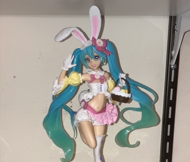 小破站|初音未来的兔女郎手办,甜美的外表很吸睛,实物却直接变黑脸