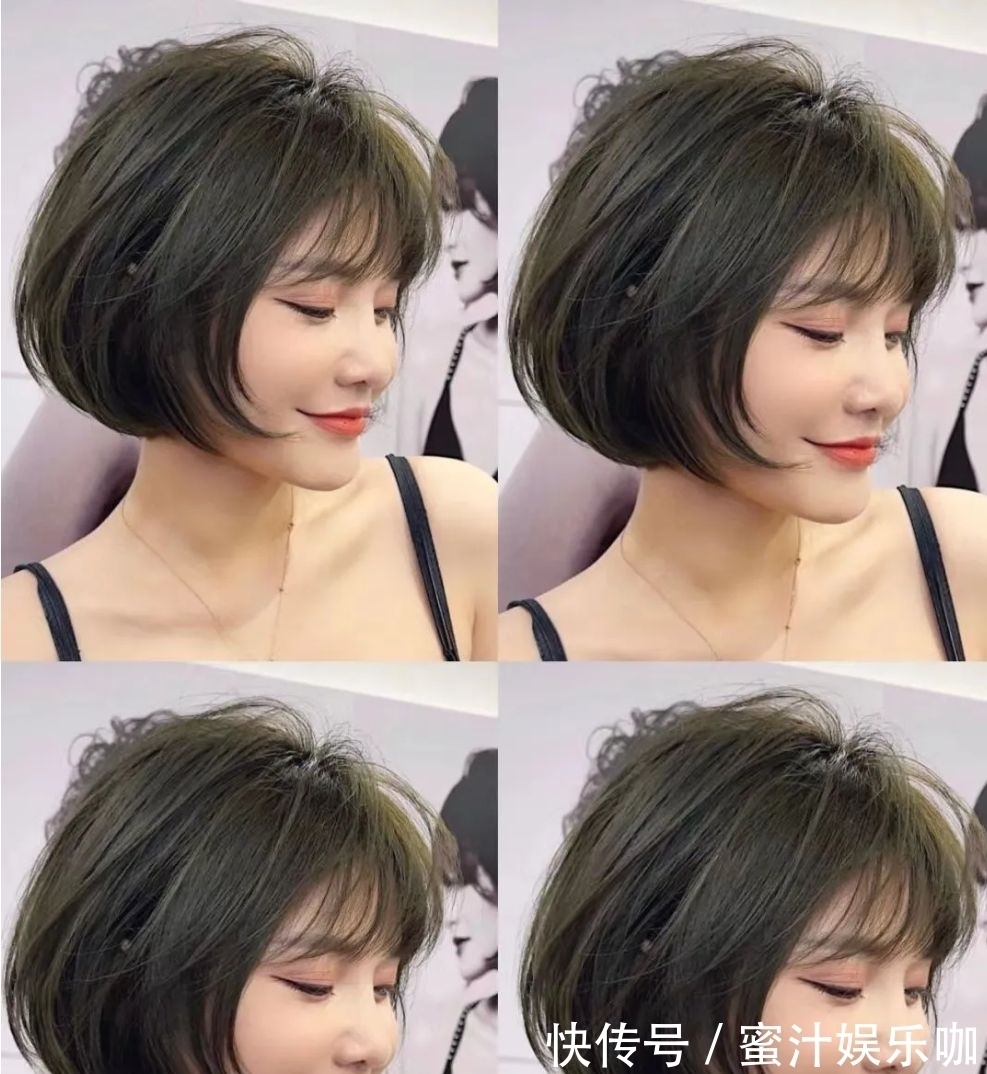 利落 大波浪半扎发利落短发,流行发型有多美?让人越看越想剪