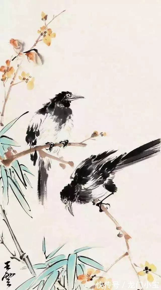 花鸟画$他46岁离去,上世纪二十年代名振京华,与齐白石同为一线花鸟画家