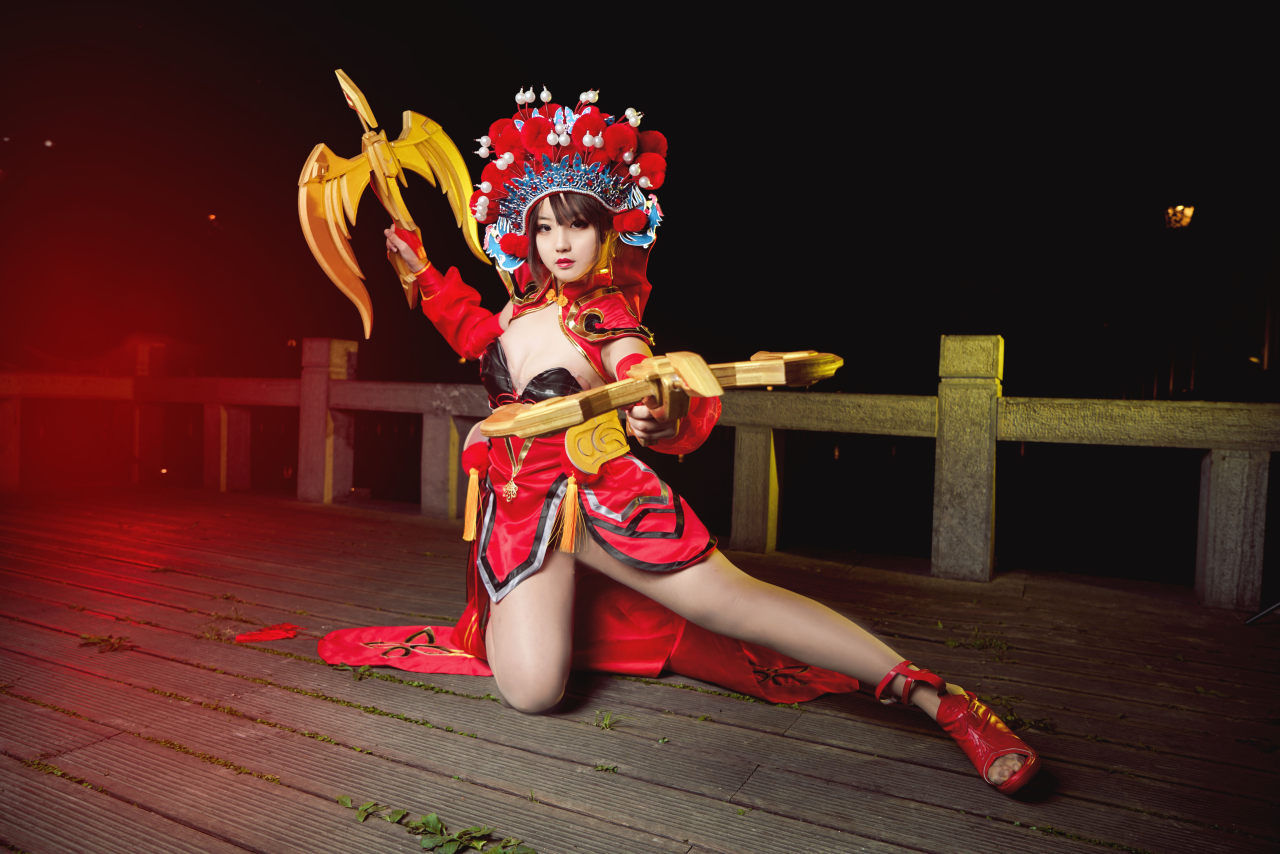 荣耀|王者荣耀 虞姬霸王别姬cosplay，妾随大王，生死无悔