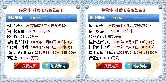 限价|启东土拍上新！最高毛坯限价12000元㎡！位置在……