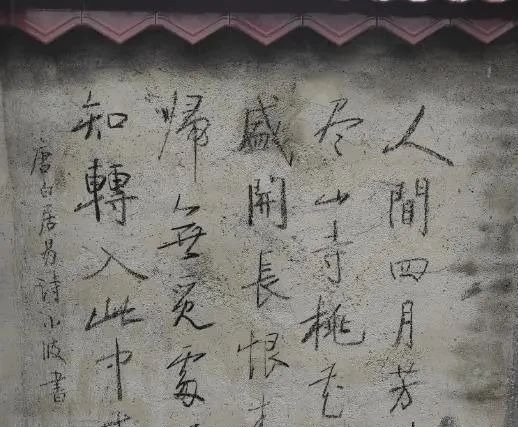 高手$农村小伙使用“烧锅棍”在墙上写“启功体”刷屏了，高手在民间！