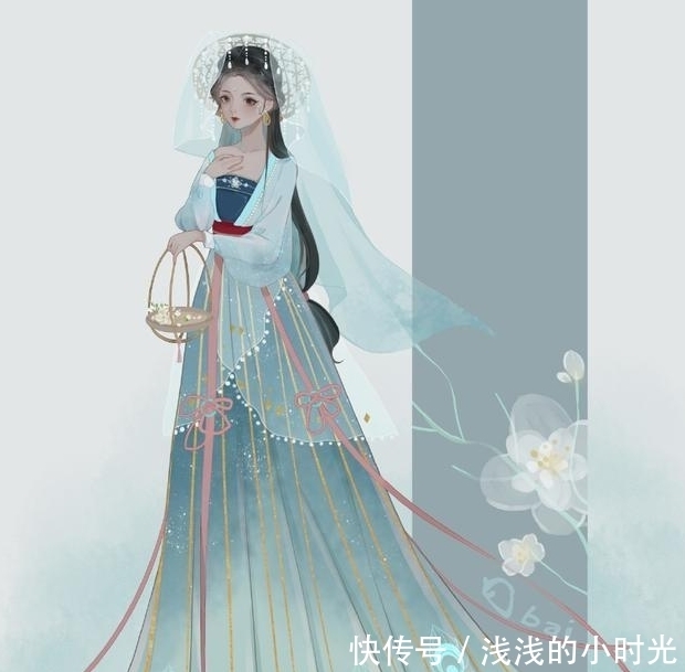 好似|给迪士尼公主穿上汉服,贝儿有皇后娘娘的气质,茉莉公主好似不食人间香火
