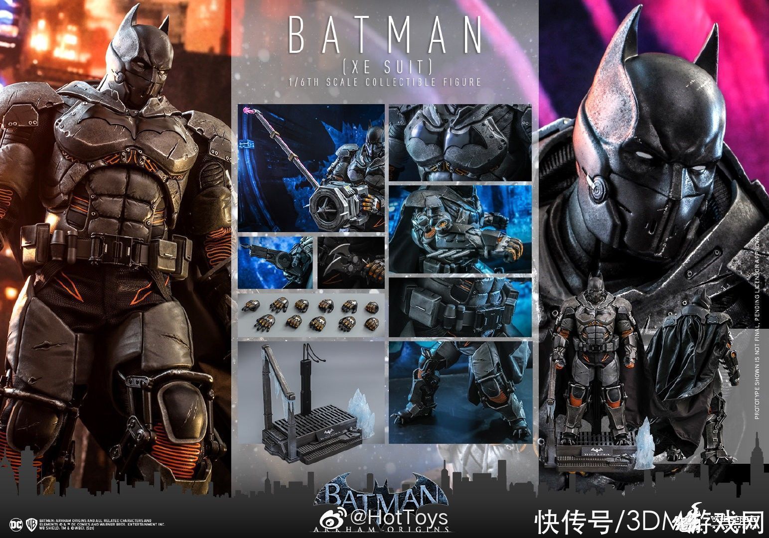 正义联盟|Hottoys两款新品扎导《正联》钢骨 热能装甲蝙蝠侠