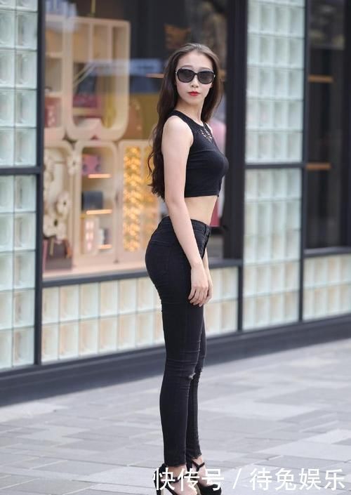 牛仔裤|将牛仔裤穿到“钻石段位”,姐姐属于头一号,不夸都不行