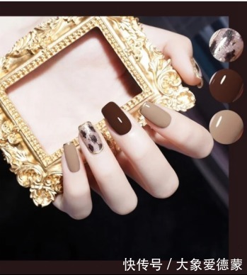 秋冬美甲大全!豹纹款精致有情调,红色过年涂正应景!