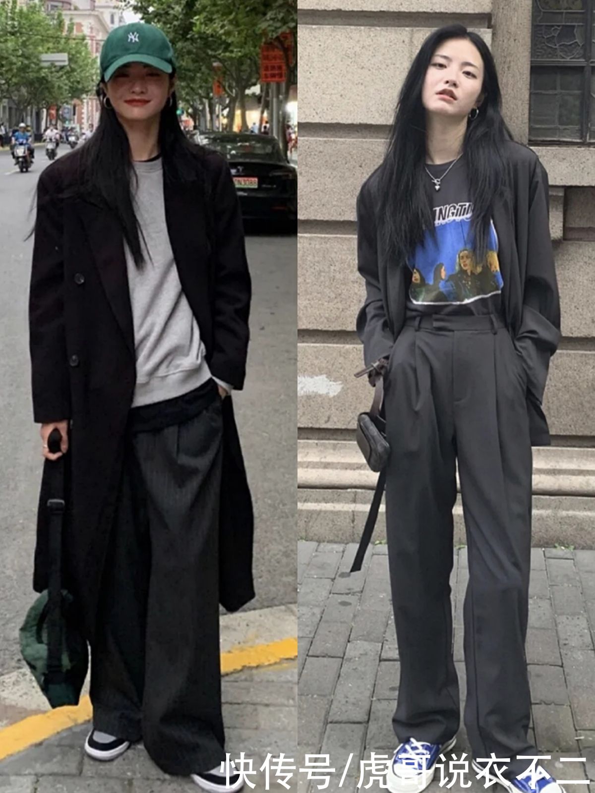 卫衣别总搭紧身裤，这4种“炸街”穿法很适合春日，玩的就是时尚