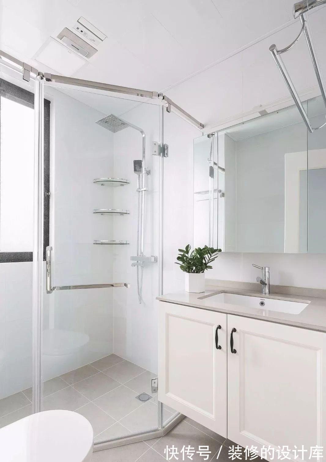 淋浴房|81平的北欧风小户型二居室，这样清新舒适，可真自在