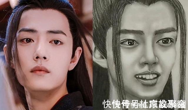 艺考生#美术生学渣画“明星”走红,画风清奇不忍直视,网友调侃毫无关系