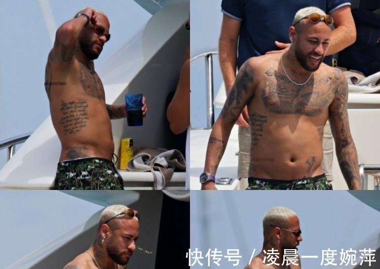 锋线|惊现肉马尔!大巴黎锋线王牌度假照曝光,肥得不忍直视