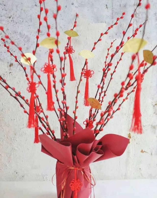 新年买两种花，花开富贵吉祥如意，年味十足