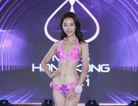 iss香港小姐選美大冷門！甜美富家女大熱倒灶慘遭淘汰，網友稱有黑幕