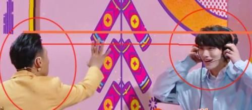 丁程鑫身高被质疑造假,跟160的宋小宝站一起,身高差很明显