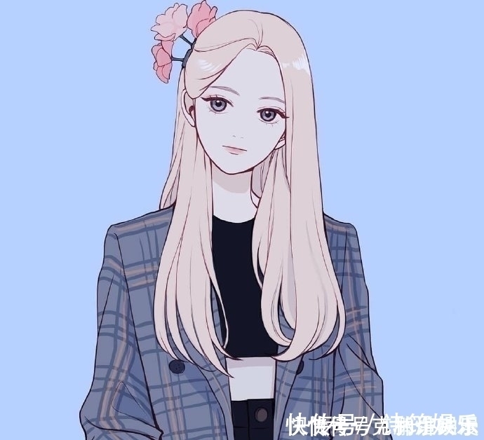 插画|一组少女心十足的好看插画,很适合做卡通动漫头像哦!