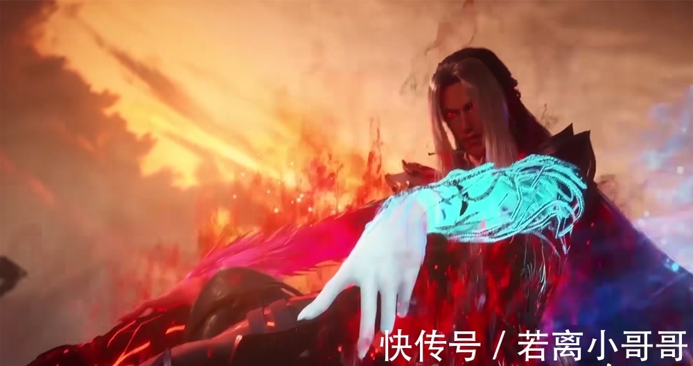 残暴|斗罗大陆:修罗唐三来袭?银白发色很有味道,邪气也很足,像恶魔