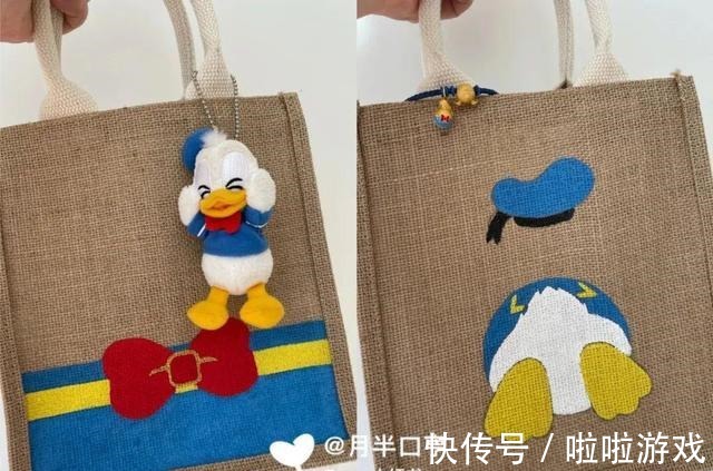 蕾丝 最近风超大的MUJI麻袋DIY,带着孩子一起做!
