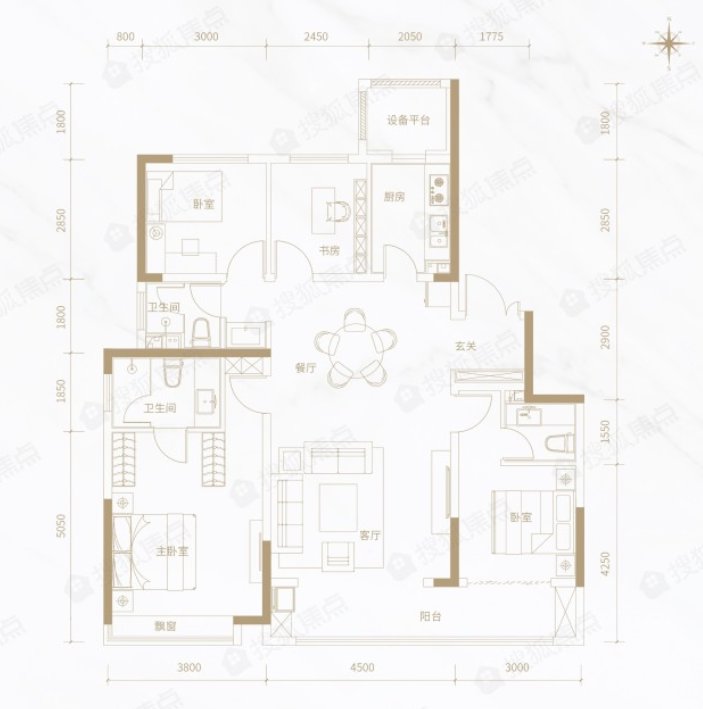 户型|临滹沱河!这家房企在正定新区建＂新地标＂ 听说住宅单价破2万