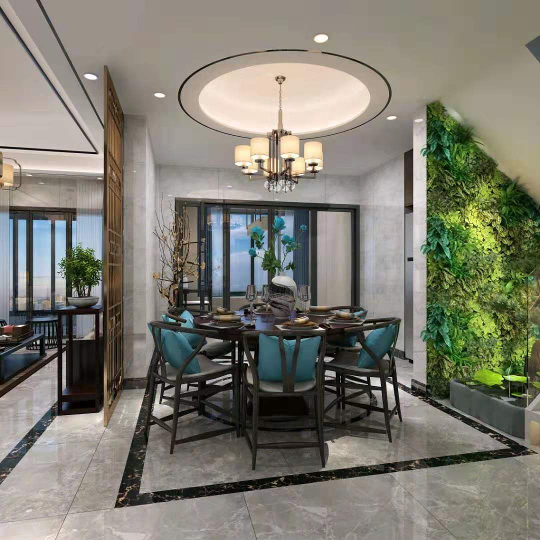 现代新古典装修,清新优雅,呈现出浓浓的东方情调,稳重大气