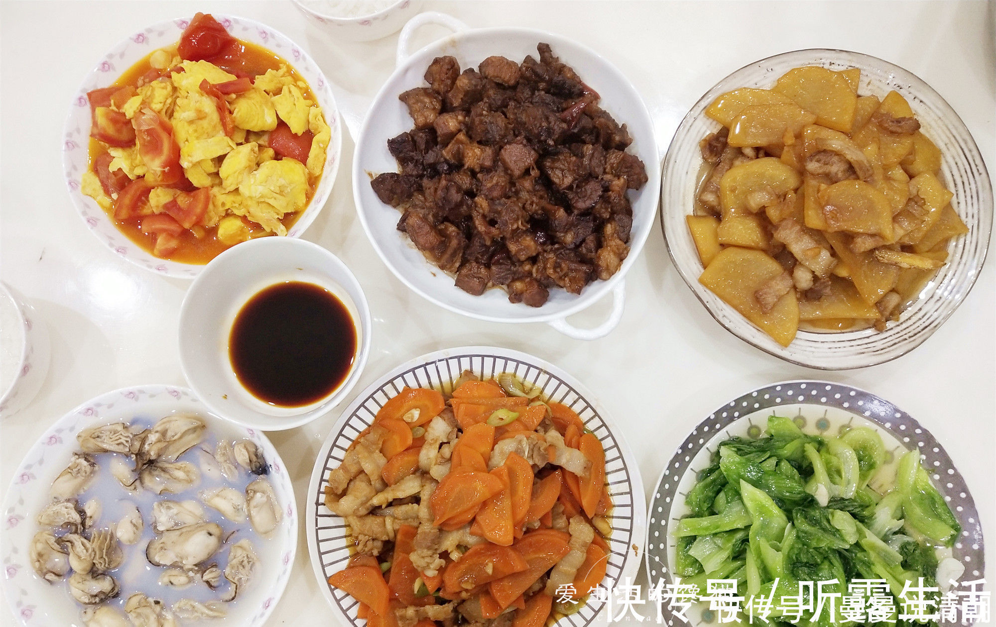 五花肉|带孩子回娘家,弟媳做了一桌菜,丰盛美味,网友这媳妇太称心了