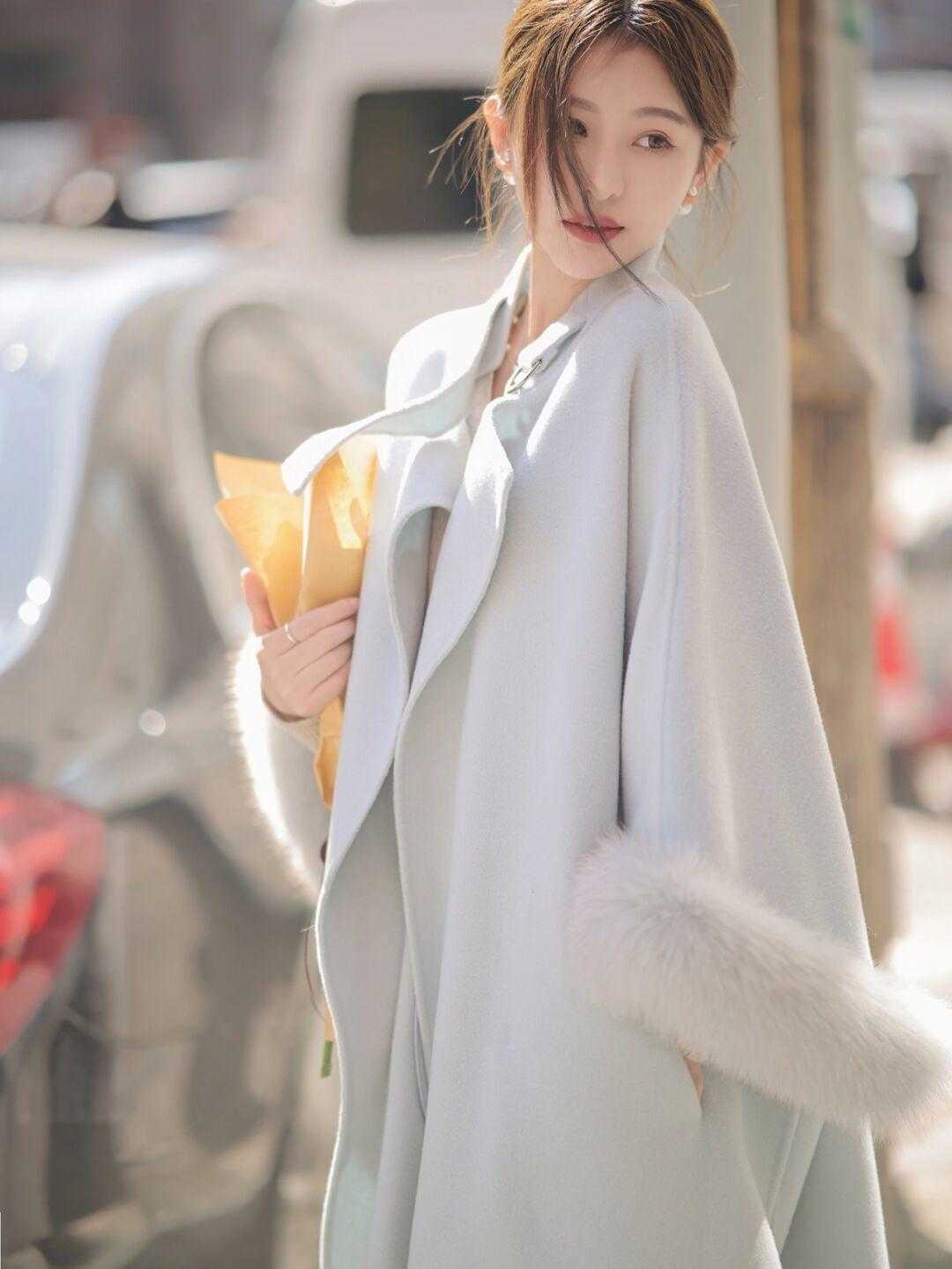 领口|见过世面的女人入冬都穿“毛呢大衣”,温柔保暖还有范儿,看看怎么搭吧!