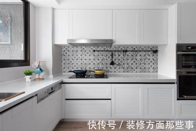 三居室|96平北欧风三居室,用蓝色的渐变色来装点不同空间