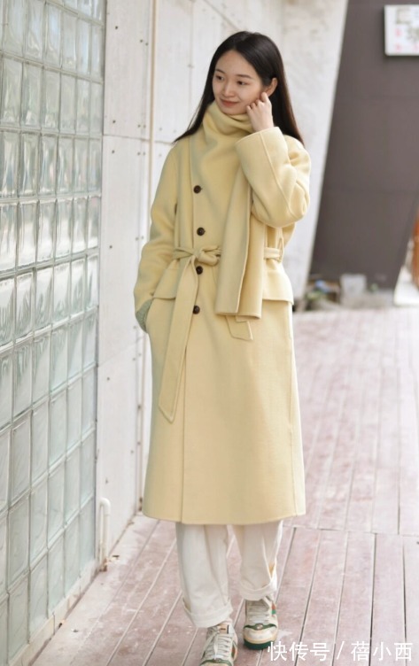 大衣|拯救不完美的腿型,还得靠这一条“直筒裤”,穿对秒变腿精!