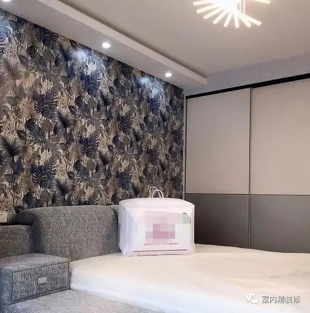 背景墙|新家刚装好,忍不住晒晒老公画的背景墙,谁看都说有几万的档次