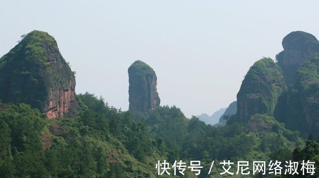 仙女岩|江西龙虎山：就在仙女岩的附近，竟还有一座金枪峰