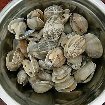 香菜|花甲干贝粥