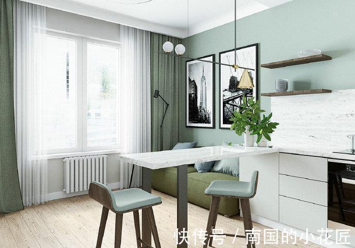 舒适|65平小户型，色调太舒适、太漂亮了，清爽又文艺，让人一眼就喜欢