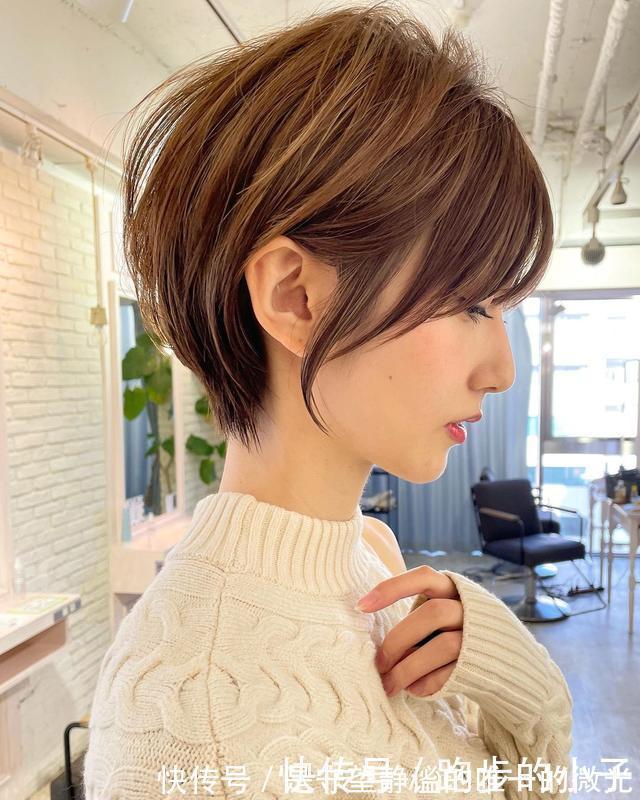 短发 女士发型不知怎么剪不如试试这14款,洋气修颜很女神