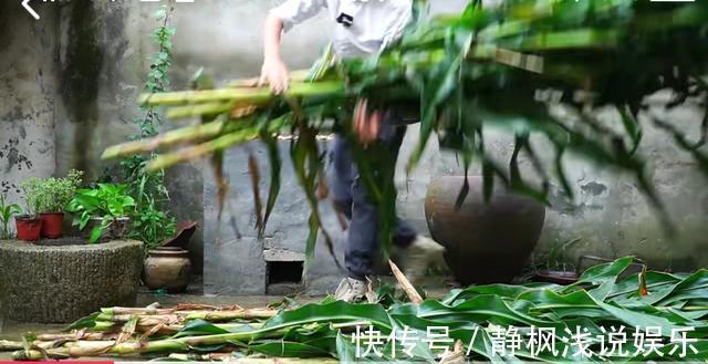 甘蔗杆|不是亲眼所见，很难相信玉米杆还能做成零食，甜香酥脆又好吃