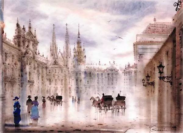 喜欢|诗一样美的俄罗斯水墨画,你也喜欢吗?