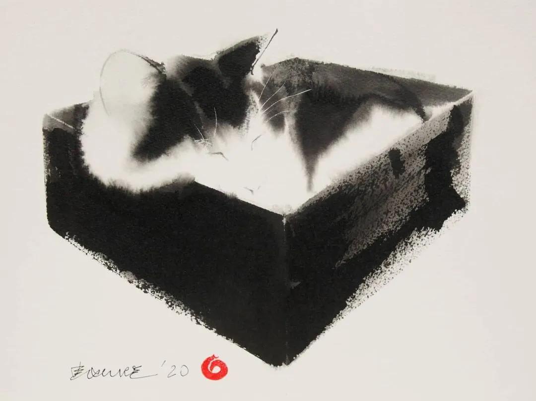 专画国画的老外,竟被10万人狂热追捧,看完作品立马佩服不已