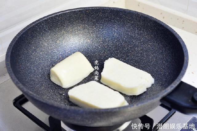 不腻|不喝油的煎馒头片,脆皮的香软的,早餐吃都清爽不腻