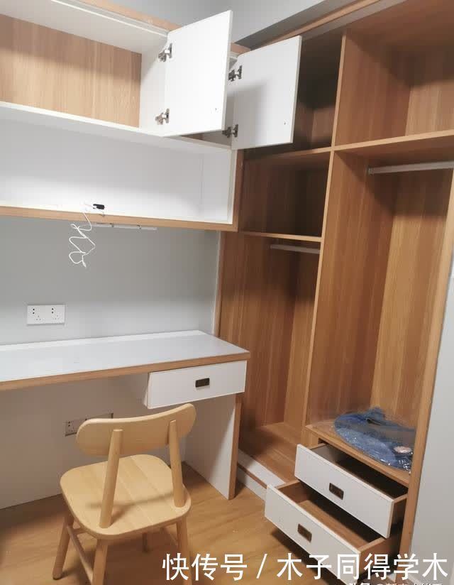 衣柜|花15万自装新房,不做吊顶,效果简约又漂亮,孩子们都很开心