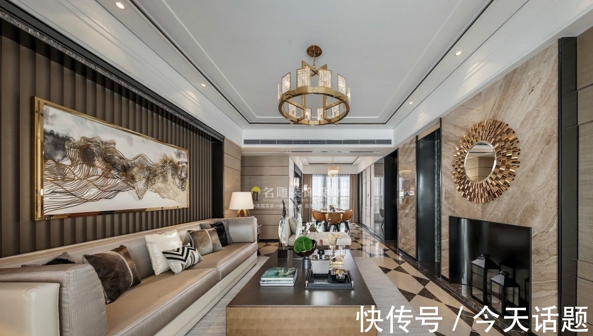 现代|145㎡现代轻奢，年轻人最喜欢的轻奢质感~