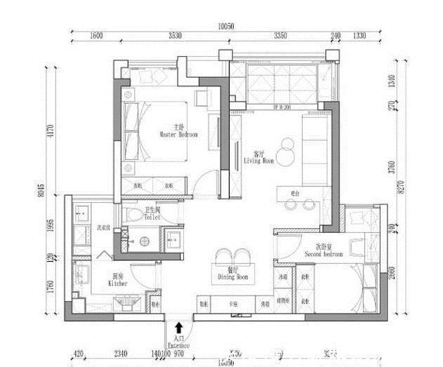 卫生间|86㎡两居室,阳台做个小改动,等于多出一间卧室,太实用,晒晒