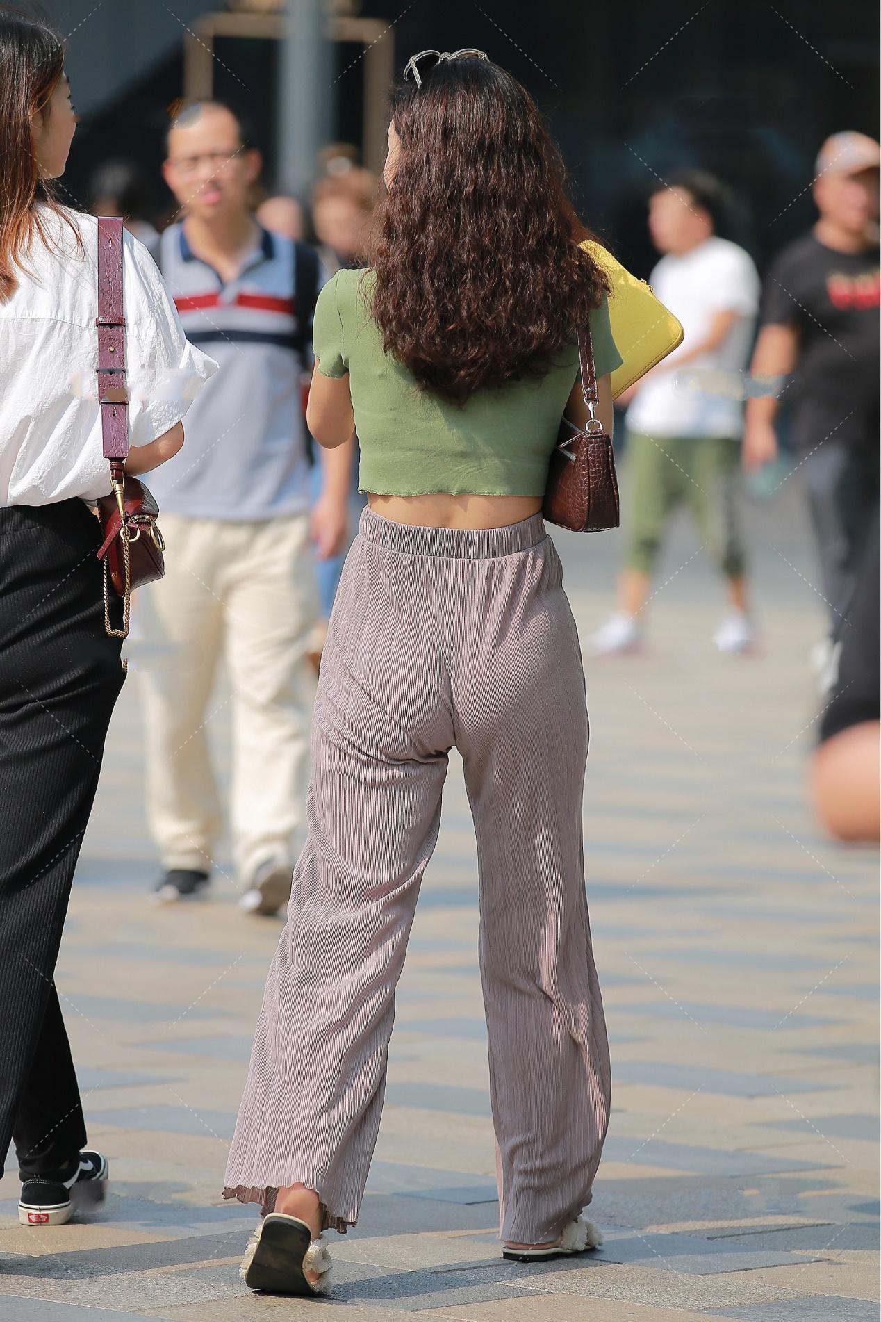 彩色|短袖搭配阔腿裤很休闲, 彩色穿搭很有活力