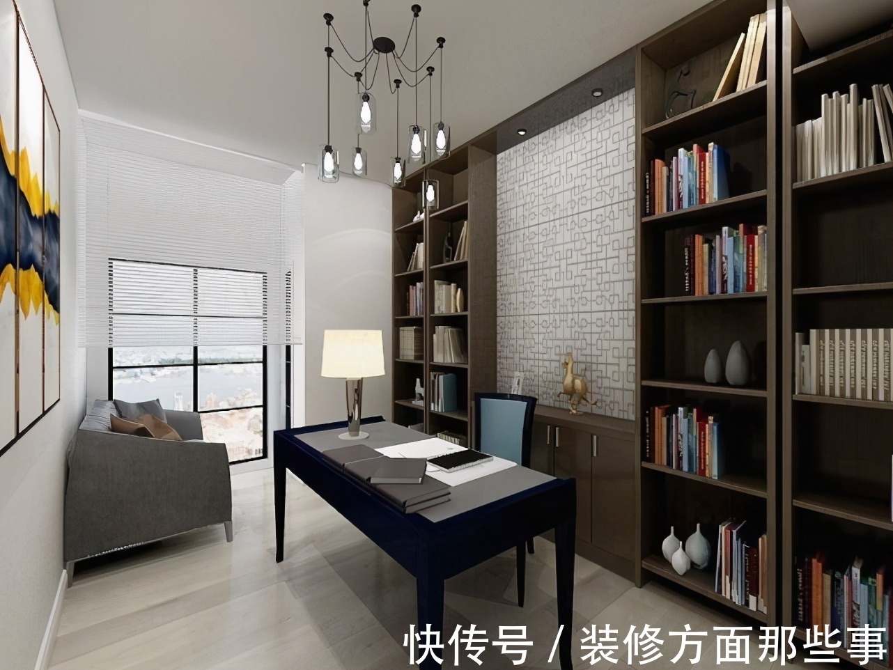 现代|124平现代风设计,沉稳的黑色和纯净的白色搭配构成永恒的经典