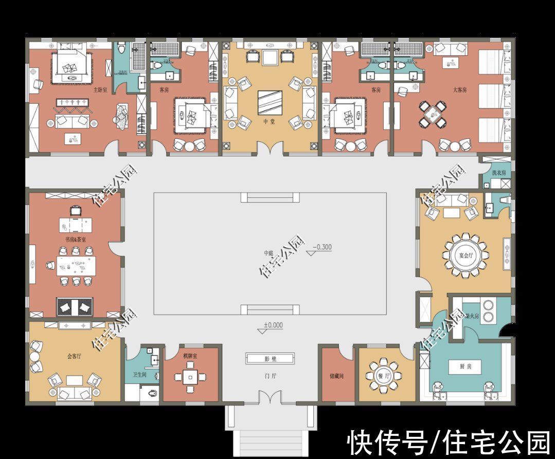 大宅|精选15套中式大宅,农村就该建这样的房子,太美了