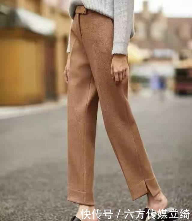 筒裤|同样是直筒裤,为何别人穿显瘦?选对款式是关键,不然容易踩雷