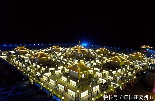 张掖甘州:千年九曲黄河灯阵亮灯 喜迎元宵佳节