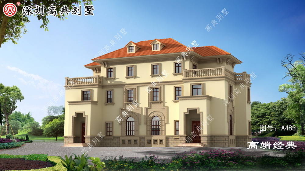 老年人|兄弟建房,双拼三层别墅,让建筑更为夺目