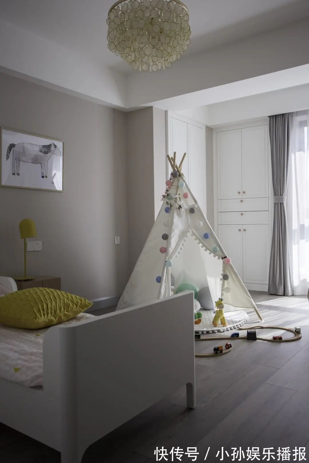 装饰画|180㎡浪漫小窝，蓝与粉、灰与白，优雅情趣，轻松舒适