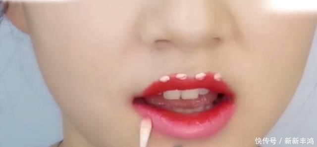 唇蜜|口红太贵?姑娘只用了1支口红 画出了8种唇色!