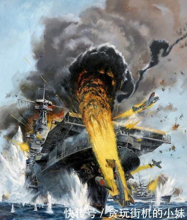 二战|漫画绘本来自海洋与天空的激烈鏖战-二战风云原画欣赏