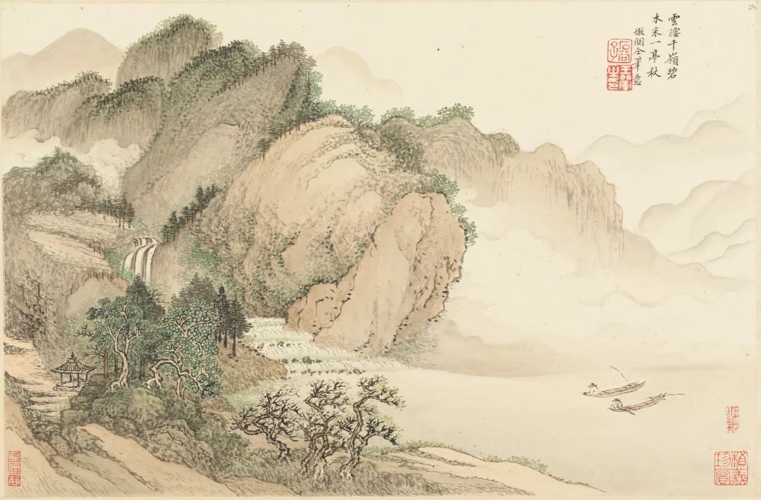 王翚#清代画圣——王翚顶级作品《仿唐宋元诸家山水》赏析!