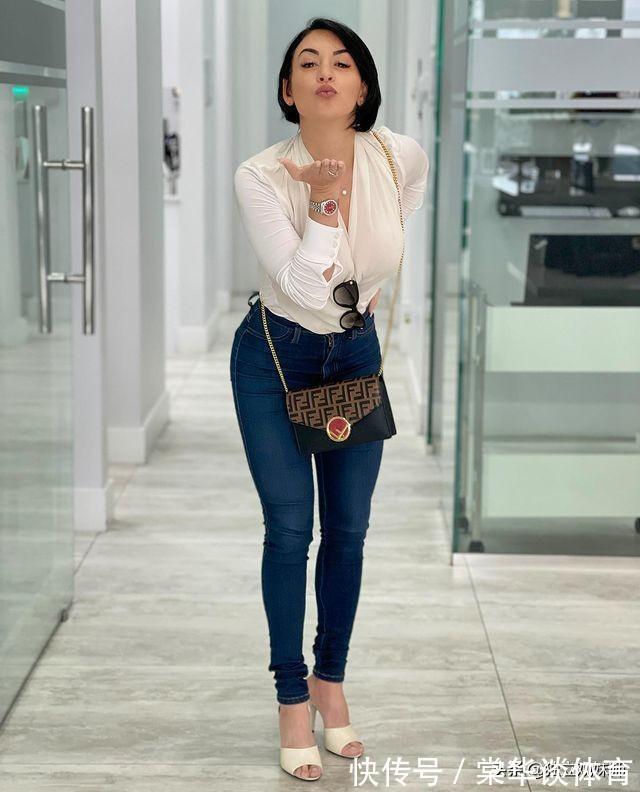 古巴|环球美女：古巴模特伊玛雷·乌洛亚，丰满的身材，时尚的穿搭